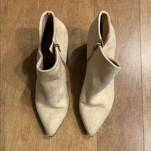 Chic Beige Ankle Booties